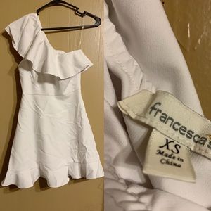 Francesca’s white dress